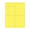 Nevs 4" x 5" Laser Sheet Labels Flr Yellow LL-5-4-YF - alternate 2